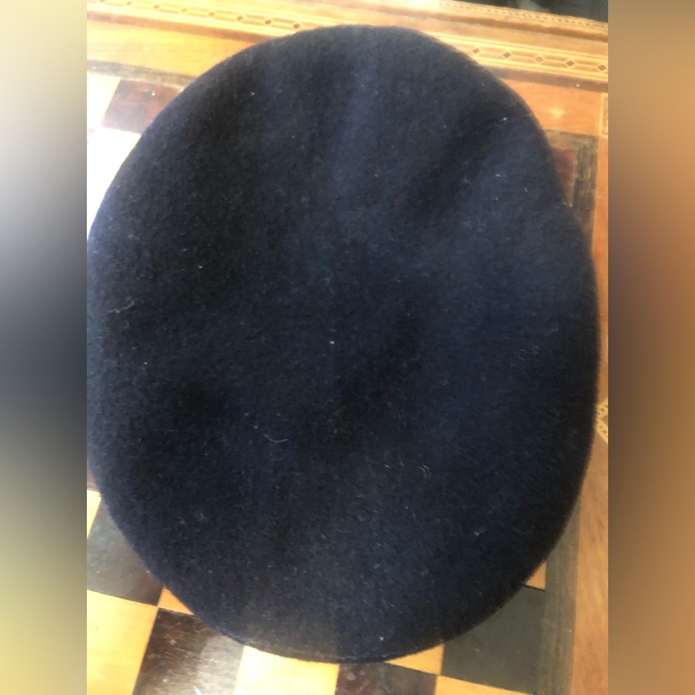 Vintage kangol newspaper boy wool hat size M navy blue